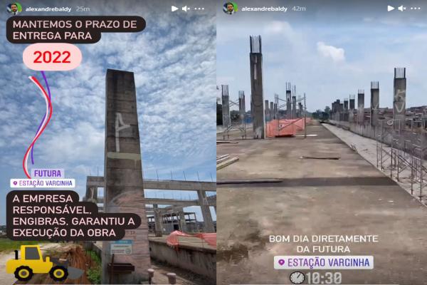 Obras da estação Varginha da Linha 9-Esmeralda são retomadas