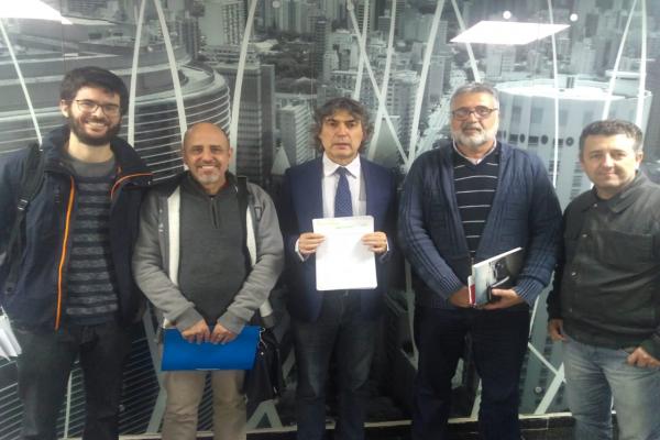 Sindicato vai à ALESP para mobilizar parlamentares a favor do Ferroviário 