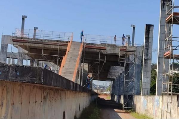 Estação Varginha na Linha 9-Esmeralda começa a ganhar forma