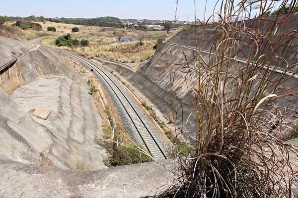 Desperdício de dinheiro público: mato cresce em ferrovia que custou R$ 4,6 bilhões