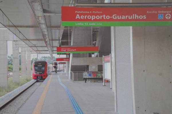 CPTM inaugura viagem de trem do Brás a Cumbica em 31 minutos