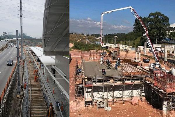 Obras das estações João Dias e Varginha avançam, mas em ritmo diverso