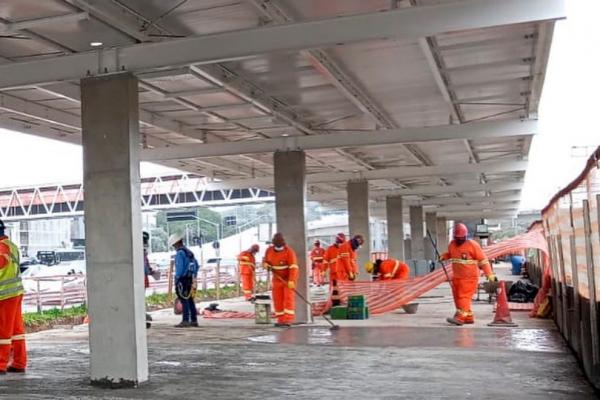 Estação João Dias da CPTM ganha plataforma e cobertura está sendo finalizada